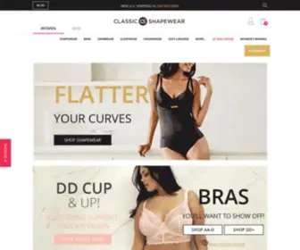 Classicshapewear.com(Classic Shapewear) Screenshot