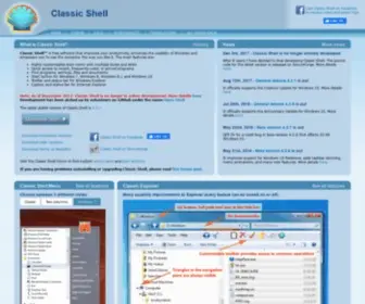 Classicshell.net(Classic Shell) Screenshot