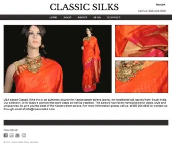 Classicsilks.com(Classic Silks Inc) Screenshot