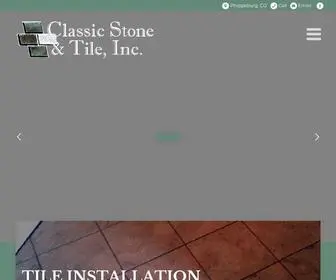 Classicstoneandtile.com(Classic Stone & Tile Inc) Screenshot