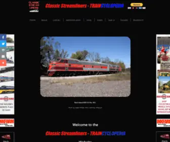 Classicstreamliners.com(All Aboard Classic Streamliners) Screenshot