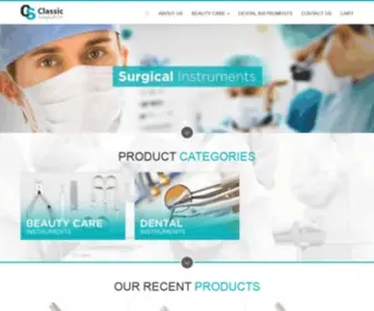 Classicsurgical.com(Classic Surgical) Screenshot