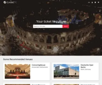 Classictic.com(Tickets for Classical Music) Screenshot