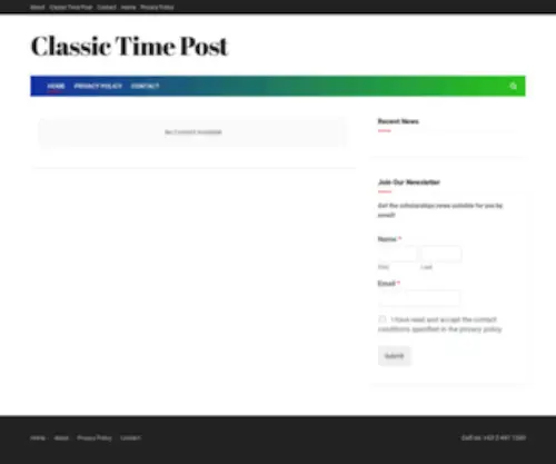 Classictimepost.com(Classic Time Post) Screenshot