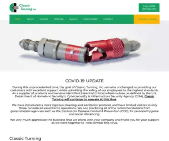 Classicturning.com(Precision CNC Machining & Milling) Screenshot