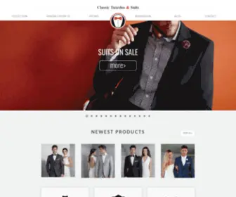 Classictuxedos.net(Classic Tuxedos & Suits) Screenshot