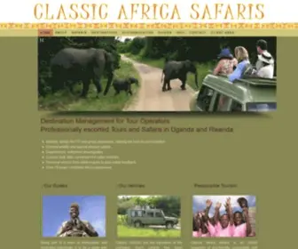 Classicuganda.com(Classic Africa Safaris) Screenshot