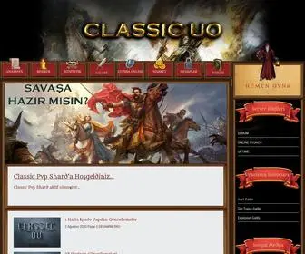 Classicuo.net(Classic UO Shard) Screenshot