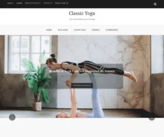 Classicyoga.co.in(Classic Yoga) Screenshot