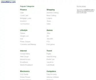 Classifeira.com(classifeira) Screenshot