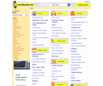 Classificadosmil.com.br(Classificados em Brasil) Screenshot