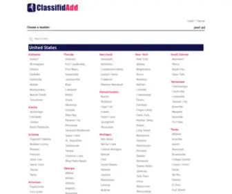 Classifidadd.com(Backpage alternative websites 2018) Screenshot