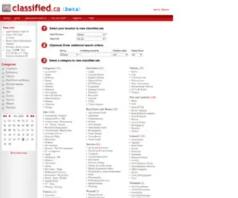 Classified.ca(Canadian Classifieds ads) Screenshot