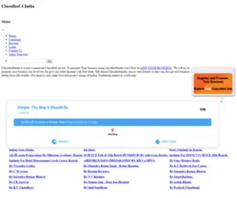 Classified4India.com(Free classifieds in India) Screenshot