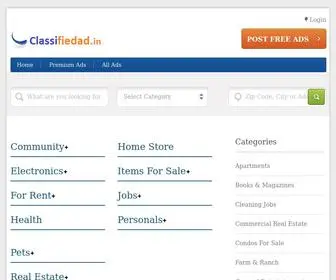 Classifiedad.in(Post free classifieds in India) Screenshot