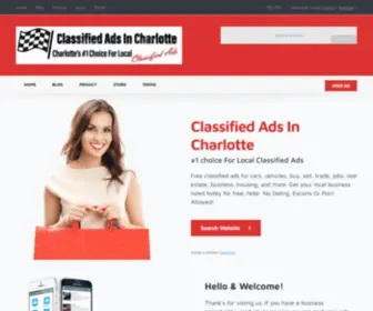 Classifiedadsincharlotte.com(Classified Ads In Charlotte) Screenshot