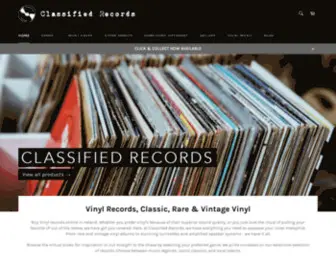 Classifiedrecords.net(Vinyl Records) Screenshot