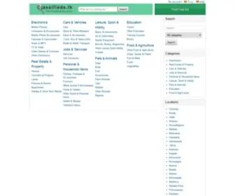 Classifieds.lk(Sri Lanka Real Estate) Screenshot