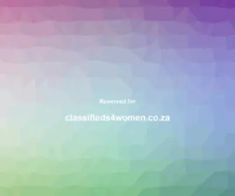 Classifieds4Women.co.za(Alarm Systems Installation) Screenshot