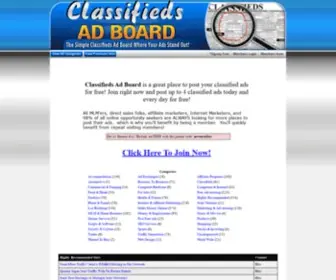Classifiedsadboard.com(Classifieds Ad Board) Screenshot