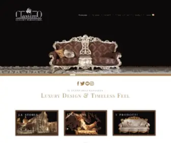 Classimo.it(Classimo Luxury Italian Furnitures) Screenshot