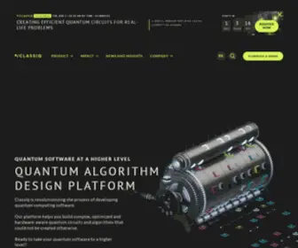Classiq.io(Discover how Classiq's Quantum Computing Software) Screenshot