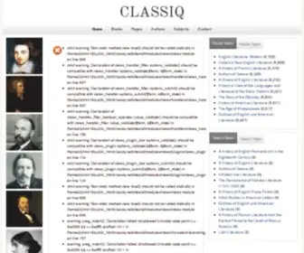 Classiq.net(Humanities Online) Screenshot
