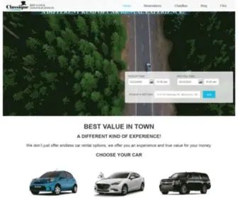 Classiquecarrental.ca(Car Rental Downtown Vancouver) Screenshot