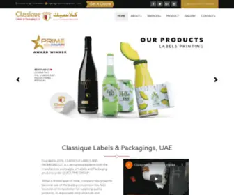 Classiquelabels.com(Classique) Screenshot