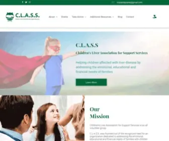 Classkids.org(Children's Liver Association For Support Services) Screenshot