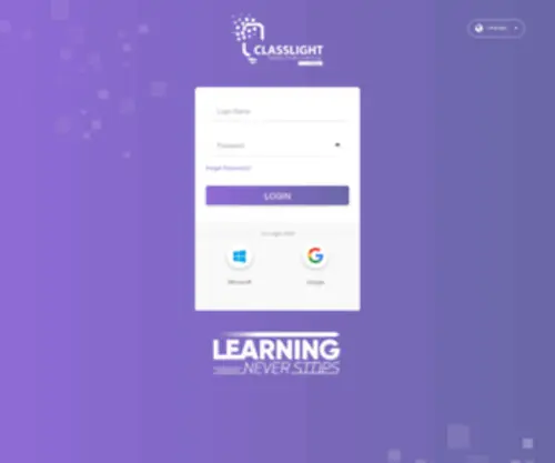 Classlight.com(Learning Management System) Screenshot