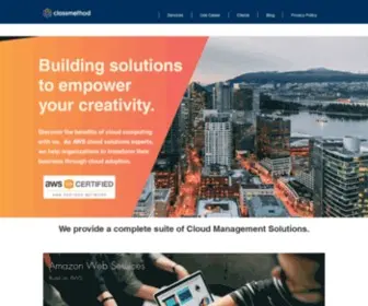 Classmethod.ca(AWS Partner) Screenshot