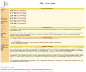 Classpath.org(Free Software Foundation (FSF)) Screenshot