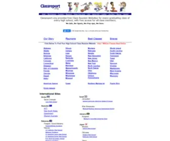 Classreport.org(High School Class Reunion Websites) Screenshot