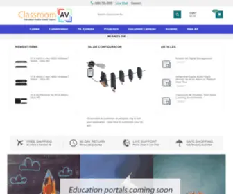 Classroomav.com Screenshot