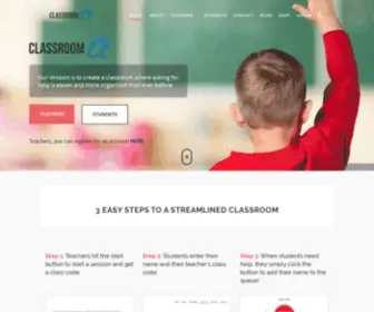 Classroomq.com(Home » ClassroomQ) Screenshot