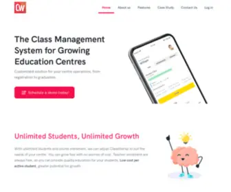 Classwerkz.com(Class Management Tool) Screenshot