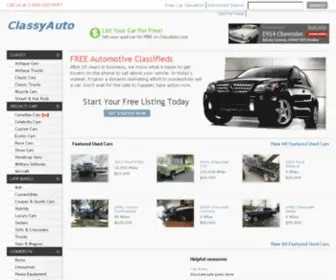 Classyauto.com(Used Cars on ClassyAuto) Screenshot