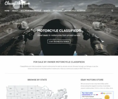 Classybike.com(Used Motorcycle For Sale Classifieds) Screenshot