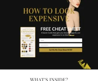 Classycheatsheet.com(How to Look Expensive How to Look Expensive) Screenshot