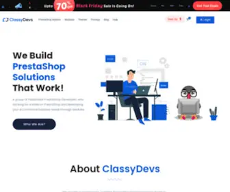 Classydevs.com(Home – ClassyDevs) Screenshot