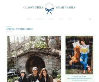 Classygirlswearpearls.com(Classy Girls Wear Pearls) Screenshot