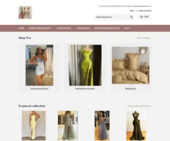 Classygownss.com(Beautiful Prom dress) Screenshot