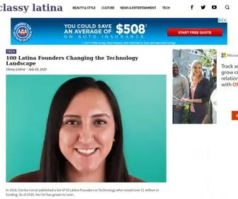 Classylatina.com(Classy Latina) Screenshot