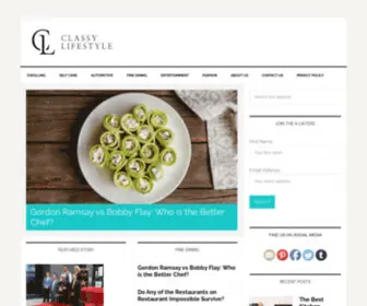 Classylifestyle.com(Classy Lifestyle) Screenshot