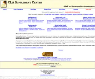 Clasupplementcenter.com(Save on Homeopathic Treatments) Screenshot