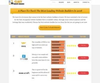 Clasywebsitebuilders.com(Clasy Website Builders) Screenshot