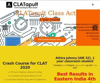 Clatapult.com(Best CLAT coaching center in kolkata) Screenshot