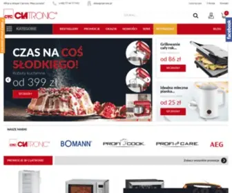 Clatronic.pl(Sprzęt RTV i AGD) Screenshot