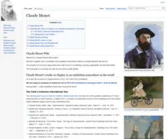 Claude-Monet.org(Claude Monet) Screenshot